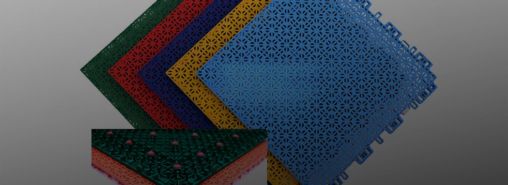 Banner deportivo modular para suelo
