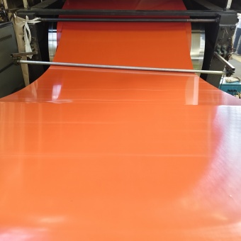 orange rubber sheet