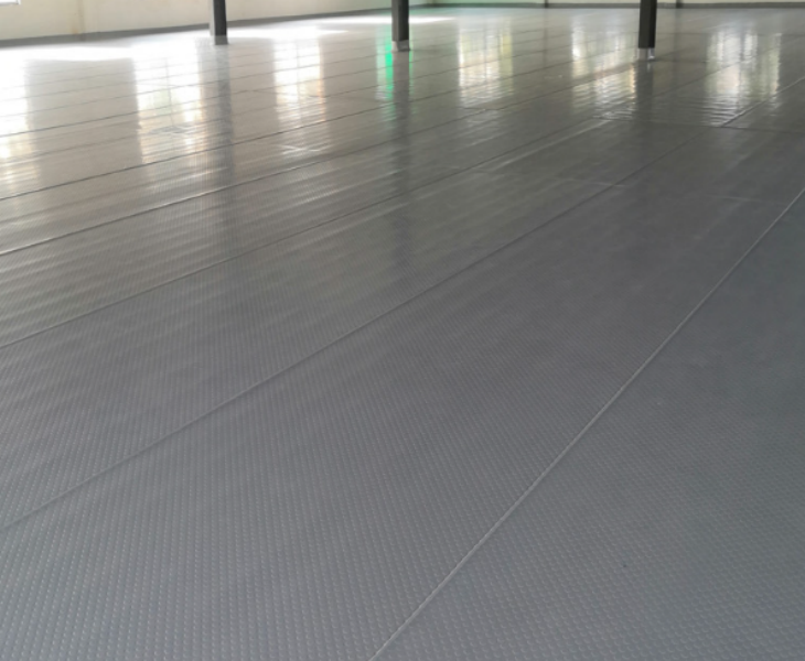 High-Performance Grey Non-Slip Rubber Flooring