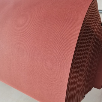 Red Rubber Sheet in Both Sides Fabric Impression