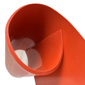 solid orange rubber sheet
